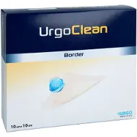 Urgo Urgoclean Border 10x10 cm Wundauflage 10 St Verband