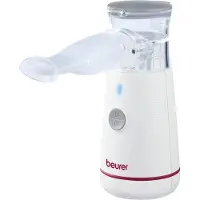 Beurer Inhalationsgerät "IH 47, akkubetriebener, kompakter Inhalator, für zuhause und unterwegs" Hygienische Anwendung dank integrierter Selbstreinigungsfunktion