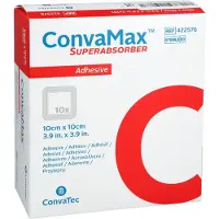 CC Pharma GmbH Convamax Superabsorber Adhäsiv 10x10 Cm 10 St