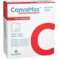 CC Pharma GmbH Convamax Superabsorber Nicht Adhäsiv 10x10 Cm 10 St