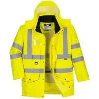 Portwest 7 in 1 Warnschutz-Traffic-Jacke 4XL