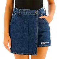 Karl Lagerfeld Denim Skort Washed Dark Blue Größe: S | Miniröcke Outlet | Damen | Blau