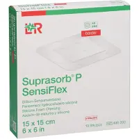 Lohmann & Rauscher GmbH & Co. KG Suprasorb P Sensiflex Border 15x15cm 10 St