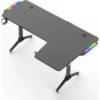 SPIRIT OF GAMER Schreibtisch Headquarter 600 Schwarz