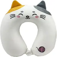 Puckator Relaxeazzz Lola die Katze Adoramals Plsch Memory Foam Reisekissen