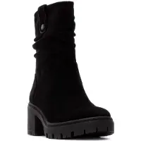 Refresh für Damen. 17302103-NEGRO Stiefelette 173021 schwarz (37), 3 bis 5 cm, Reißverschluss, Lässig