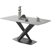 Harper Esstisch SHIZUOKA BHT 180x75x90 cm grau Esszimmertisch