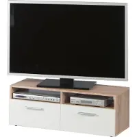 Bega TV-Lowboard Sonoma Eiche - weiß - 95 cm - RANA