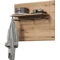Die Möbelfundgrube Wandgarderobe Paneel 91 x70 cm Eiche - JARON