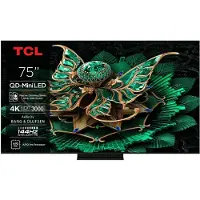 TCL 75C7K, 190,5 cm (75"), 3840 x 2160 Pixel, QD-Mini LED, Smart-TV, WLAN, Metallisch