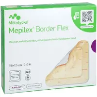 Orifarm Mepilex Border Flex Schaumverb.haft.7,5x7,5 Cm 10 St