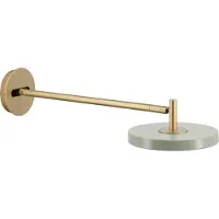 UMAGE Asteria Long LED-Wandlampe, oliv/messing, Stecker - , Asteria Long, dimmbar, Gold / Messing, für Wohnzimmer, Metall, Design