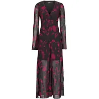 Desigual Coctailkleid Ratan 25WWVW24 Dunkelrot Regular Fit
