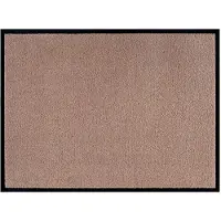 NYVI Fußmatte Unicolored - Pflegeleicht, Strapazierfähig, Anti-Rutsch Farbe:Beige;Größe:80x120 cm
