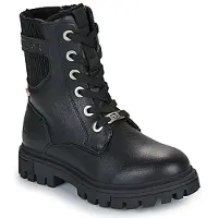 Tom Tailor Winterboots , Kinder, Gr. 35, Warmfutter, schwarz, Elastischer Einsatz, Lederimitat, unifarben, Schuhe Winterboots, Schnürstiefelette, Winterstiefelette mit TEX-Membran, bequeme Form