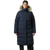 Helly Hansen Damen Warme Outdoor Winterjacke, lang geschnitten und mit Kapuze