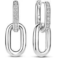 Ti sento Ohrringe - 925er Sterlingsilber Earrings - Gr. unisize - in Silber - für Damen