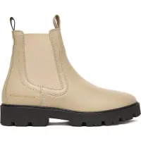Tommy Hilfiger Klassische Stiefeletten Lthr Low Chelsea FW0FW08775 Écru 40