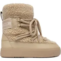 Tommy Hilfiger Schneeschuhe Faux Shearling Snowboot FW0FW08788 Écru