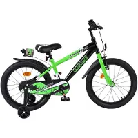 Volare Sportivo Kinderfahrrad - Jungen - 18 Zoll - Grün Schwarz