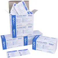 Romed Alkoholtupfer Alkoholpads, 65 x 30 mm, 2-lagig 5x100 St Tupfer
