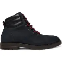 Tommy Hilfiger Schnürschuhe Cleated Hilfiger Wrm Hook Boot FM0FM05699 Dunkelblau 41