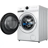 Midea MF200W80WB/W-HR Washing Machine, A, Front loading, Depth 47.5 cm, 8 kg, White