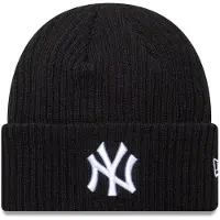 New Era MLB Wide Cuff New York Yankees Beanie Schwarz