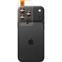 Spigen Optik Pro EZ Fit Lens Protector - Kameralinsenschutz (2er-Pack) für das Apple iPhone 17 Pro (Max) / 16 Pro (Max) / 15 Pro (Max) / 14 Pro (Max) - Orange
