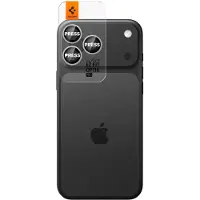 Spigen Optik Pro EZ Fit Lens Protector - Kameralinsenschutz (2er-Pack) für das Apple iPhone 17 Pro (Max) / 16 Pro (Max) / 15 Pro (Max) / 14 Pro (Max) - Silber