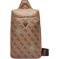 GUESS Milano Umhängetasche Braun Mann Braun One Size