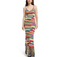 Scotch & Soda Intarsia ärmelloses Kleid