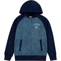 Levi's Levis Kids Kapuzensweatjacke "LVB TROMPE LOEIL DENIM HOODIE" in Colorblocking-Optik, for BOYS