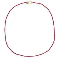 BONNIE STUDIOS Damen Schmuck Roger Long Necklace - Bordeaux - Größe ONESIZE