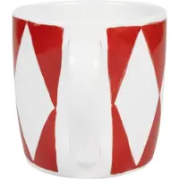 Blond Amsterdam Cappuccino-Becher Diamant in Rot - 500 ml | Gr.: onesize
