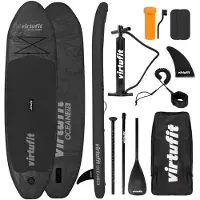 VirtuFit Supboard Ocean 275 x 78 x 15 cm Schwarz inkl. Zubehör