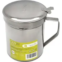 AFT Edelstahl-Fleischbräter 0,5 Liter. Mit Sieb und Deckel