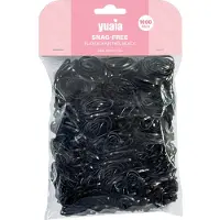 Yuaia Haircare Yuaia Snag-free Elastic Hair Ties Black 1000 stk.