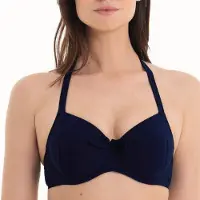 Rosa Faia Beach Unwattierter Bikini BH Leandra | Grösse: 44F | Farbe: Blau