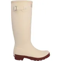 Hunter Gummistiefel Original Tall Wellington Damen Shifting Sand/ Merlot-Schuhgröße 42
