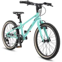 Bikestar Leichtgewicht 8kg Kinder Fahrrad Aluminium ab 6 Jahre | 20 Zoll 7 Gang Shimano | Mint