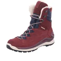 Lowa Calcetta EVO GTX Ws Damensboots, Leder/Textil, Rot/Navy, Wanderstiefel - Wanderschuhe Outdoor Damen, Rot, leder/textil, absatzh&oumlhe: 10 mm