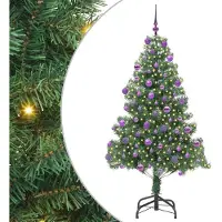 vidaXL Weihnachtsbaum Grün 180 cm PVC