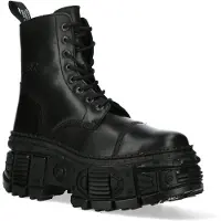 New rock schwarze Gothic-Lederstiefel-WALL083C-S5