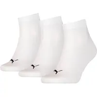 Puma 3-Pack-Herren weiße Schuhfuttersocken