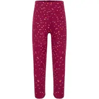 Happy girls Sommerkleid "leggings", Mädchen, Gr. 128, EURO-Größen, rot (berry), Stoff, 100% Polyester, normal, Kleider Sommerkleid