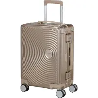 American Tourister SOUNDBOX ALU Spinner 55 cm mit TSA-Zahlenschloss bronze