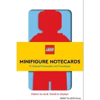LEGO Minifigur-Notizkarten: 12 geformte Notizkarten mit Umschlägen