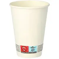 Starpak Automatenbecher, Pappe "To Go" 0,18 l Ø 7 cm, 9,2 cm weiß, 20 x 50 Stück 1000 Stück