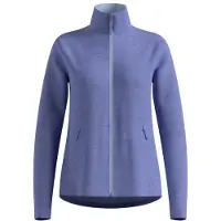 Odlo The Essentials Grid Fleece Full-zip Multisport Mid Layer blue heron melange (21076) XXS